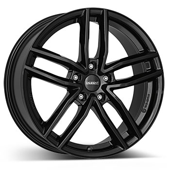 DEZENT TR black 7,5x17 5x112 ET36 (66,6) FIX